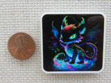 Second view of Dragon in Black Needle Minder.