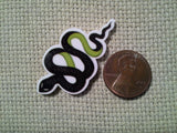 Second view of the Green Snake Needle Minder