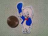 Second view of the Cartoon Pig Needle Minder