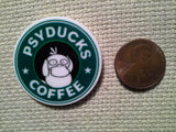 Second view of the Psyducks Coffee Needle Minder