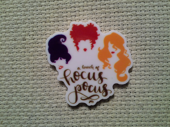 First view of the Hocus Pocus Sisters Needle Minder