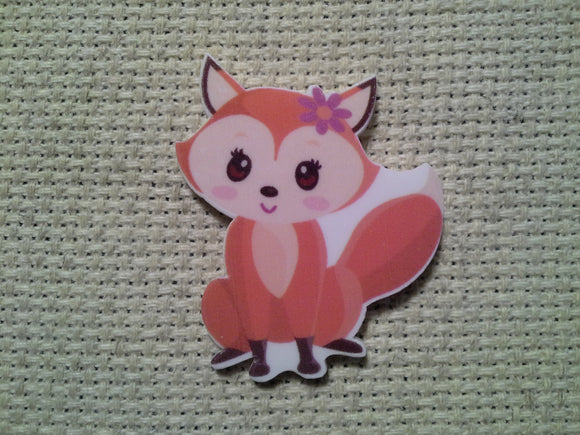 First view of the Cute Fox Needle Minder