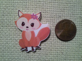 Second view of the Cute Fox Needle Minder