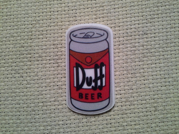 First view of the Duff Beer Can Needle Minder