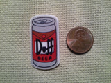 Second view of the Duff Beer Can Needle Minder