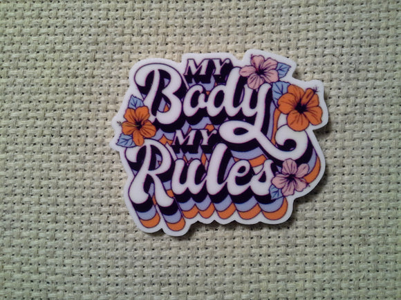 First view of the My Body My Rules Needle Minder