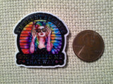 Second view of the I'm Blunt because God Rolled Me That Way Needle Minder