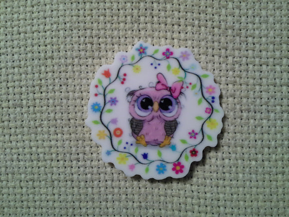 First view of the Floral Owl Needle Minder