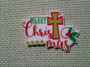 First view of the Merry Christmas Needle Minder