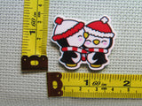 Third view of the A Couple of Christmas Penguins Needle Minder
