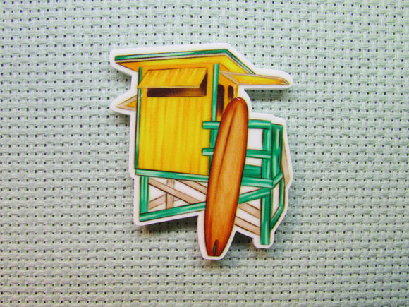 First view of the Life Guard Tower Needle Minder