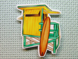 First view of the Life Guard Tower Needle Minder
