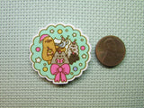 Second view of the Christmas Caroling Cats Needle Minder