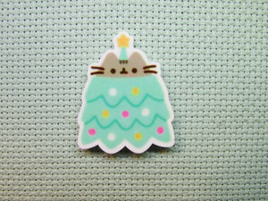 First view of the Cute Cat Christmas Tree Needle Minder