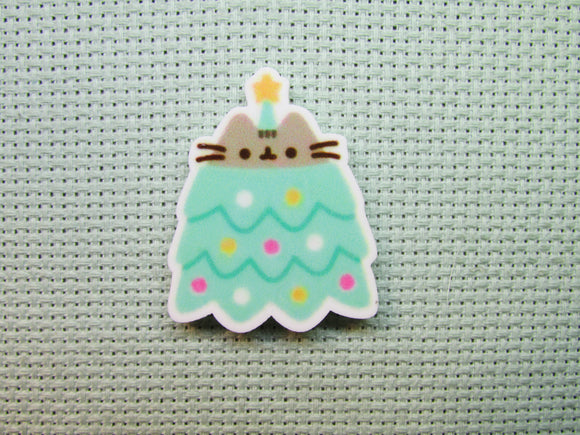 First view of the Cute Cat Christmas Tree Needle Minder