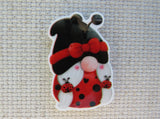 Second view of Ladybug Gnome Needle Minder.