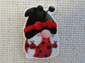 First view of ladybug gnome needle minder.