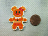 Second view of the Mickey and Minnie Gingerbread Boy and Girl Needle Minder