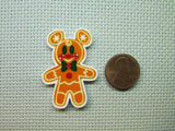 Fourth view of the Mickey and Minnie Gingerbread Boy and Girl Needle Minder