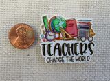 Second view of Teachers Change the World Needle Minder.