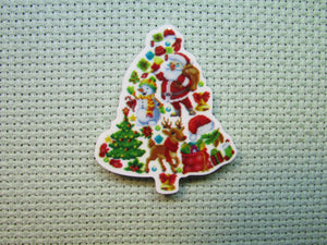 First view of the Christmas Tree Collage Needle Minder