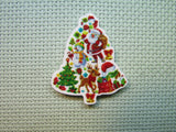 First view of the Christmas Tree Collage Needle Minder