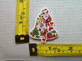 Third view of the Christmas Tree Collage Needle Minder