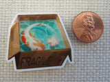 Second view of Koi Fish in a Box Needle Minder.