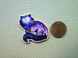 Second view of the Cheshire Cat Needle Minder