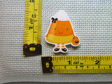 Third view of the Candy Corn Trick or Treater Needle Minder