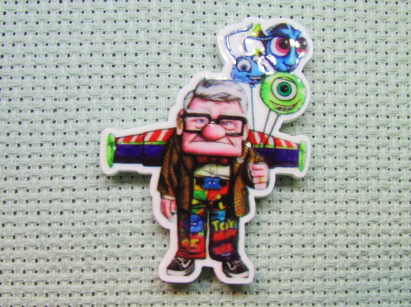 First view of the Carl Dressed as Buzz Lightyear Needle Minder
