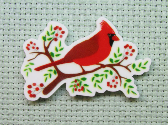 First view of the Red Cardinal Needle Minder