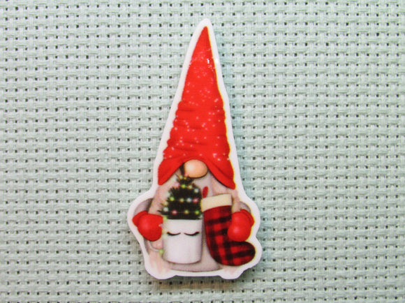 First view of the Christmas Gnome Needle Minder