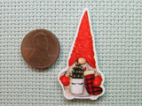 Second view of the Christmas Gnome Needle Minder