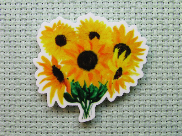 First view of the A Bunch of Sunflowers Needle Minder