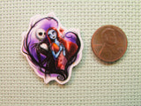 Second view of the Jack and Sally in a Purple Heart Needle Minder