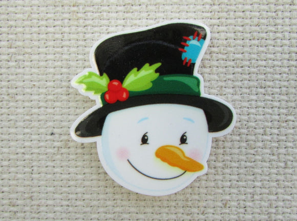 First view of Jolly Snowman Face Needle Minder.