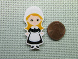 Fourth view of the Boy or Girl Pilgrim Needle Minder