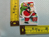 Third view of the Santa Going Down the Chimney Needle Minder