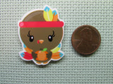 Second view of the Native American Turkey Needle Minder