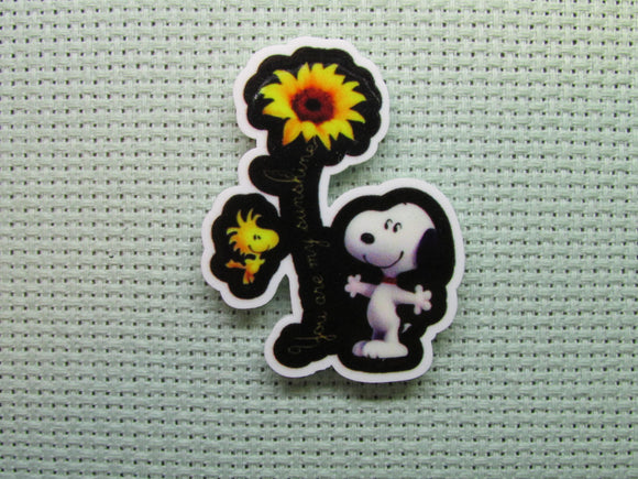 First view of the You Are My Sunshine Snoopy Needle Minder
