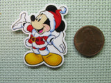 Second view of the Minnie and Mickey Dressed as Mr. & Mrs. Claus Needle Minder