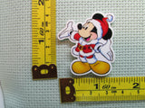 Third view of the Minnie and Mickey Dressed as Mr. & Mrs. Claus Needle Minder