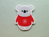 First view of the Christmas Koala Needle Minder