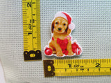 Third view of the Christmas Puppy Needle Minder