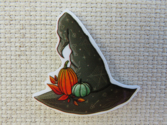 First view of Halloween Decorated Witches Hat Needle Minder.