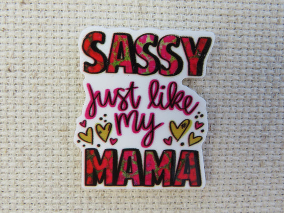 First view of Sassy Just Like My Mama Needle Minder.