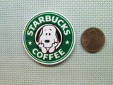 Second view of the Snoopy Starbucks Coffee Needle Minder