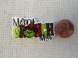 Second view of Merry Grinchmas Needle Minder.