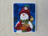 First view of Bird Loving Snowman Needle Minder.